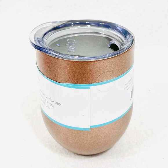 Swig Rose Gold/Copper 12 oz Stemless Wine Tumbler Insulated - NWT - Picture 7 of 7